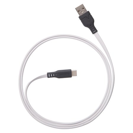 VENTEV Chargesync Flat USB A to USB C Cable 3.3ft, White FC3-WHT255965